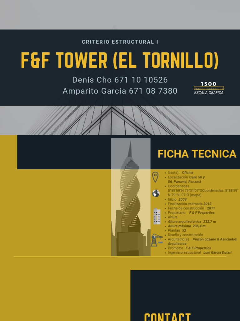 F&F Tower: El Tornillo en Panamá | PDF