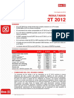 Resultados Segundo Trimestre 02082012