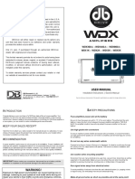 WDX Amplifier Manual Combined English - Organized 1 - Organized - Compressed