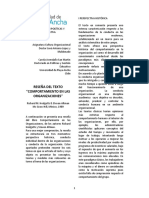 Reseña del texto 'Comportamiento en las Organizaciones