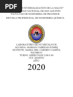 PRÁCTICA N 1. - Normas de Seguridad y Trabajo en El Lab