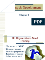 Chapter 8 - Training & Development