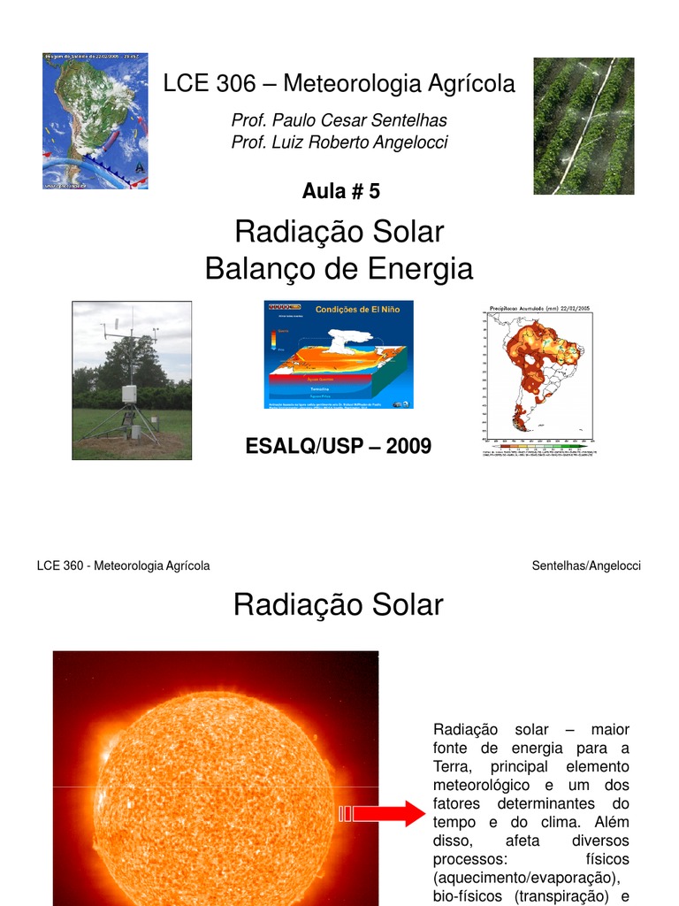 Radiação | Luz Solar | Terra