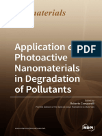 Application of Photoactive Nanomaterials in Degradation of Pollutants