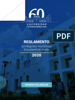 Reglamento Academico Grado UCA PDF