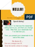 Hello!: Welcome To The English Conversation Class