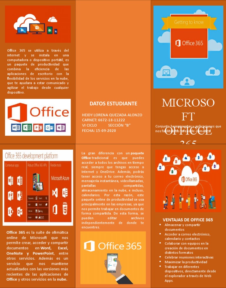 Ventajas de Microsoft Office 365 | PDF | Microsoft Office | Oficina 365