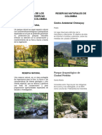 Importancia de Los Parques y Reservas Naturales de Colombia
