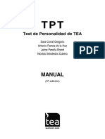 T P T Test de Personalidad de TEA PDF