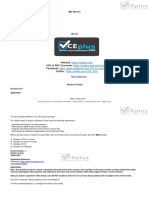 Number: MD-100 Passing Score: 800 Time Limit: 120 Min: Website: VCE To PDF Converter: Facebook: Twitter