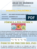 FÓRMULAS POLINÓMICAS XX