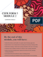 CEFR FORM 5 MODULE 2