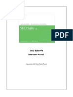 SEO Suite V8: User Guide Manual