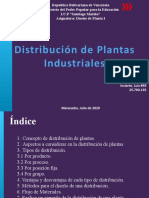 Distribución de Plantas Industriales