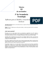 3ro Secundaria Martes 03 Noviembre TECNOLOGIA