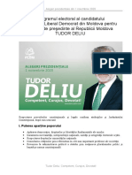 Program Electoral Tudor Deliu 2020 PDF