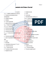 Formulario Del Primer Parcial (Física 2) PDF
