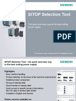 SITOP Selection Tool: The Quick and Easy Way To The Best Suiting Power Supply
