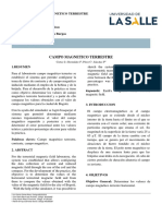 Informe Campo Magnetico Terrestre