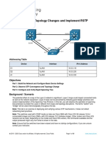 Lab - Observe STP Topology Changes and Implement RSTP PDF