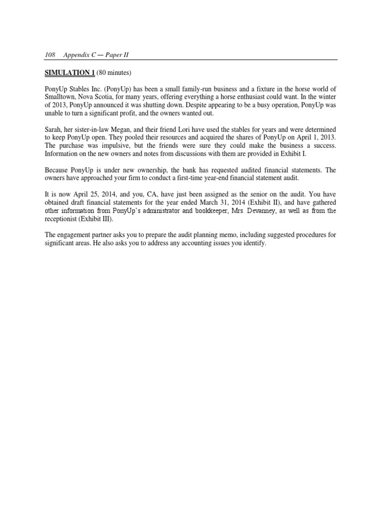 Pony Up Case 1 PDF Corporations Economies