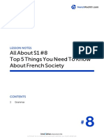 All About S1 #8 Top 5 Things You Need To Know About French Society