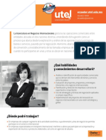 Carrera Negocios Internacionales PDF