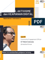 Advokasi Dan Aktivisme Di Media Sosial MT PDF