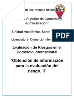 Obtención de Información para La Evaluación Del Riesgo. Il