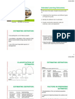 Intended Learning Outcomes:: SESSION 3: Estimating and Resource Estimate