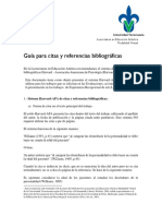 Manual Guía para Citas y Referencias Bibliográficas PDF