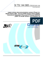ETSI TS 144 065: Technical Specification