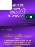 Taller de Enfermedad Hemolítica Fetoneonatal