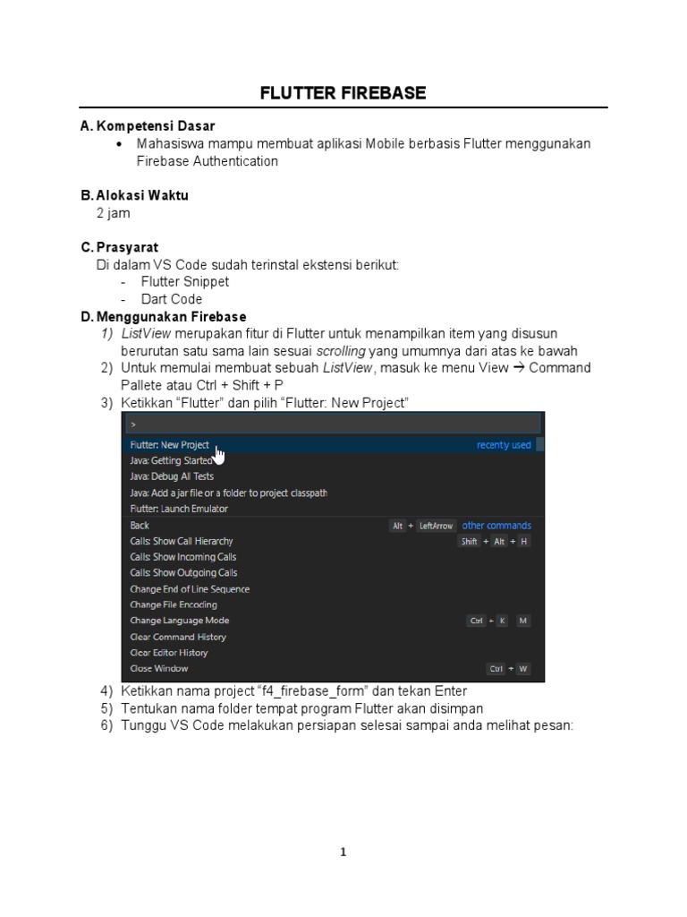Flutter Firebase | PDF