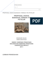 Bujang Jumendang Proposal Usaha Budidaya Ternak Itik Petelur PDF