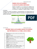 Lectoescritura FAMILIAS LÉXICAS Altas Capacidades 1 PDF