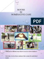 Nominative Case - Grade 5