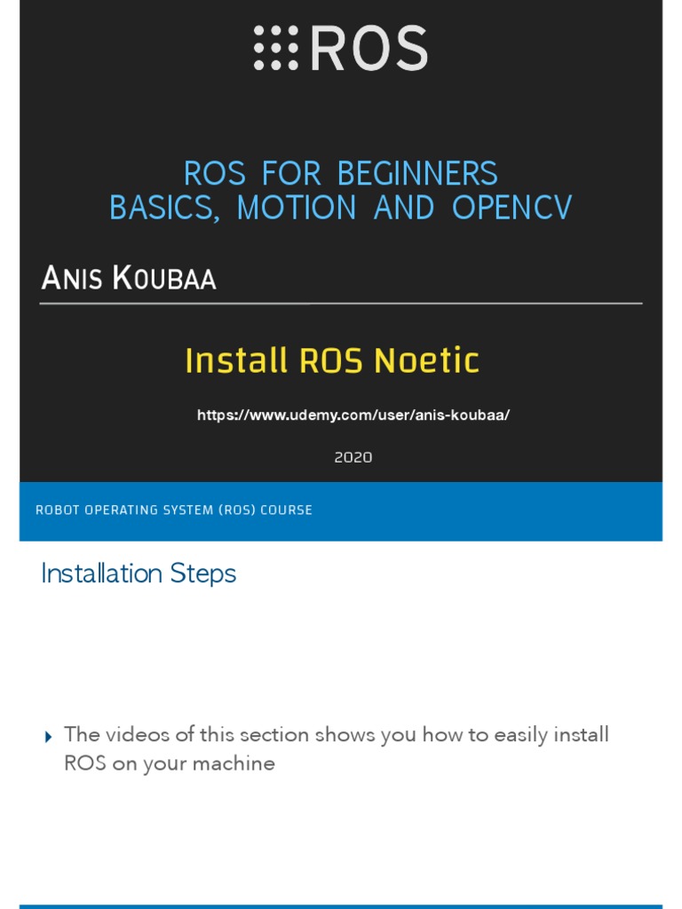 Install ROS Noetic on Ubuntu 20.04 | PDF