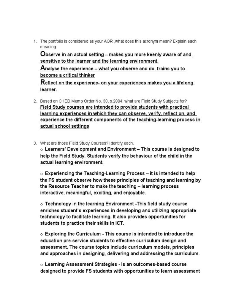 fs3 Prelim | PDF | Learning | Curriculum