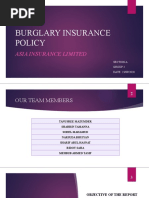 Presentation Slides Burglary Insurance