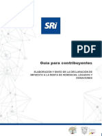 Guía Para El Llenado Del Formulario Herencias Legado y Donaciones