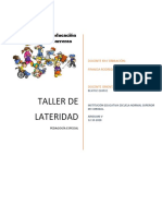 Taller de Lateralidad Pedagogía Especial, LKDDFK