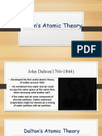 Dalton's Atomic Theory