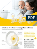 Medela Extractores de Leche Con Tecnologia Flex Folleto PDF