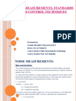 Noise Measurements, Standards and Control Techniques