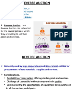 Auction. in An Auction, A Seller Puts Up An Item and Buyers Place Bids, at Which Time The Item Goes To The Highest Bidder