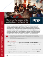 Community-Based Child Protection Mechanisms: Key Messages