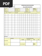 QC-FR-07 Final Inspection Report