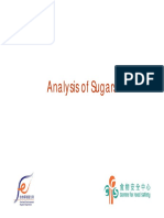 Analysis of Common Sugars in Foods