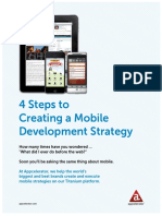 Creating A Mobile Development Strategy